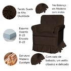 Poltrona Balanço Para Amamentação Quarto De Bebê Com Puff Giu