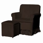 Poltrona Balanço Para Amamentação Quarto De Bebê Com Puff Giu