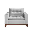 Poltrona Bally Linho Cinza