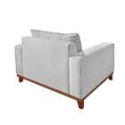 Poltrona Bally Linho Cinza