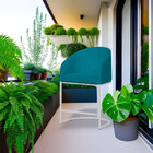 Poltrona Banqueta Mia Decorativa Suede Base Metal Branco - Es