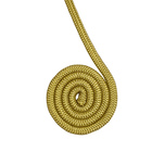 Poltrona Barcelona Suede Com Corda Náutica Champagne Base Fix