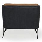 Poltrona Base Aço Coral Corano Veludo Laranja Domi