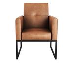 Poltrona Base De Ferro 1 Lugar Alexia Matrix Whisky