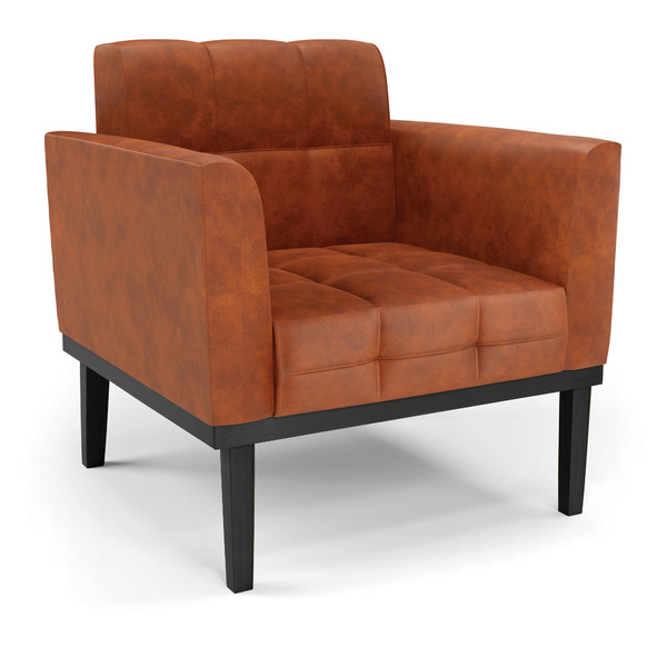 Poltrona Base De Madeira Fixa Preto Elisa Corano Nozes D03 -