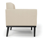 Poltrona Base De Madeira Fixa Preto Elisa Corino D03 - D'ross