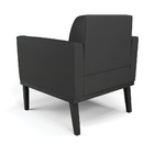 Poltrona Base De Madeira Fixa Preto Marisa Corino - Preto