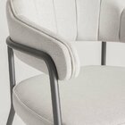 Poltrona Base De Metal Mp248 Grafite/cinza