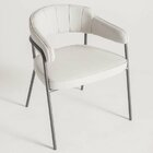 Poltrona Base De Metal Mp248 Grafite/cinza