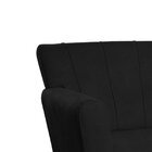 Poltrona Base Giratória De Madeira Lauren Maranata Estofados