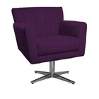 Poltrona Base Giratória De Metal Lauren Maranata Esfofados Ro