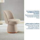 Poltrona Base Giratória E Estofada Vivari Espresso Móveis Cin