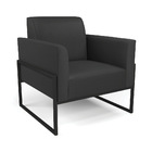 Poltrona Base Industrial Alta Preto Marisa Corino - Preto