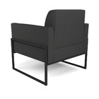 Poltrona Base Industrial Alta Preto Marisa Corino - Preto