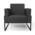 Poltrona Base Industrial Alta Preto Marisa Corino - Preto