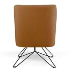 Poltrona Base Orby Pérsia B-262 Suede Telha Domi