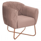 Poltrona Base X Omodei Geane Linho