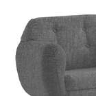 Poltrona Beatle Pé Palito Linho Cinza