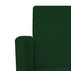 Poltrona Beatriz Base Giratória De Metal Suede Verde - Amaren
