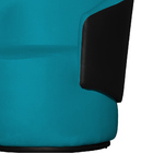 Poltrona Beatriz Organica Tecido Suede Com Composê Em Corino