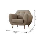 Poltrona Beegees Linho Bege