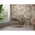 Poltrona Beegees Linho Bege