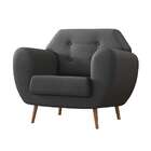 Poltrona Beegees Linho Cinza