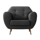 Poltrona Beegees Linho Grafite