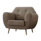 Poltrona Beegees Suede Bege