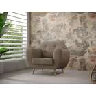 Poltrona Beegees Suede Bege