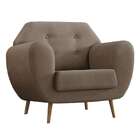 Poltrona Beegees Velosuede Bege