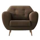 Poltrona Beegees Velosuede Marrom