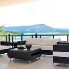 Poltrona Begônia Fibra E Aluminio De Jardim Sala Varanda