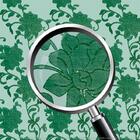 Poltrona Beijo Verde Floral Cadeira Decorativa Com Base Fixa