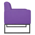 Poltrona Bella Base De Ferro Preta Corano - Amarena Móveis -