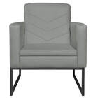 Poltrona Bella Base De Ferro Preta Corano - Doce Sonho Móveis