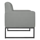 Poltrona Bella Base De Ferro Preta Corano - Doce Sonho Móveis