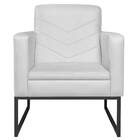 Poltrona Bella Base De Ferro Preta Corano - Doce Sonho Móveis