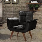 Poltrona Bella Pé Palito Preto Bella Decor House