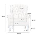 Poltrona Berger Cinza