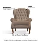 Poltrona Berger Com Tecido Poliéster - Nude