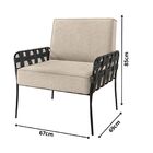 Poltrona Betin - Cinza E Preto