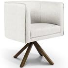 Poltrona Betina Base Giratória Giromad Viscolinho Off White