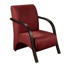 Poltrona Bordô Vênus Suede Bordô