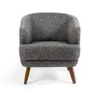 Poltrona Borges Cinza Escuro