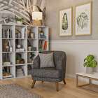 Poltrona Borges Cinza Escuro