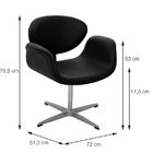 Poltrona Boxbit Tulipa Estofada Branca