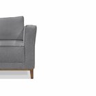 Poltrona Brest Linho  Cinza