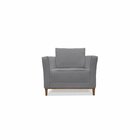 Poltrona Brest Linho  Cinza