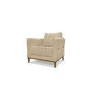 Poltrona Brest Linho  Dourado